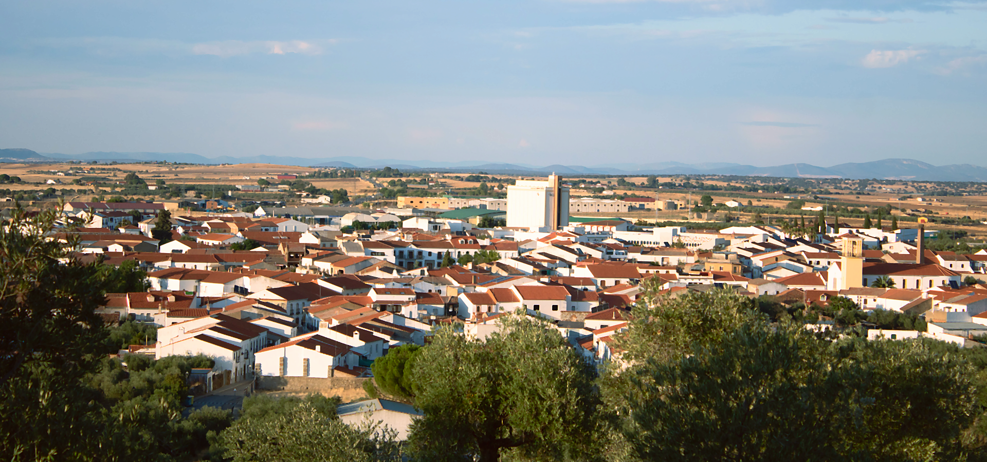 Vista de un municipio rural